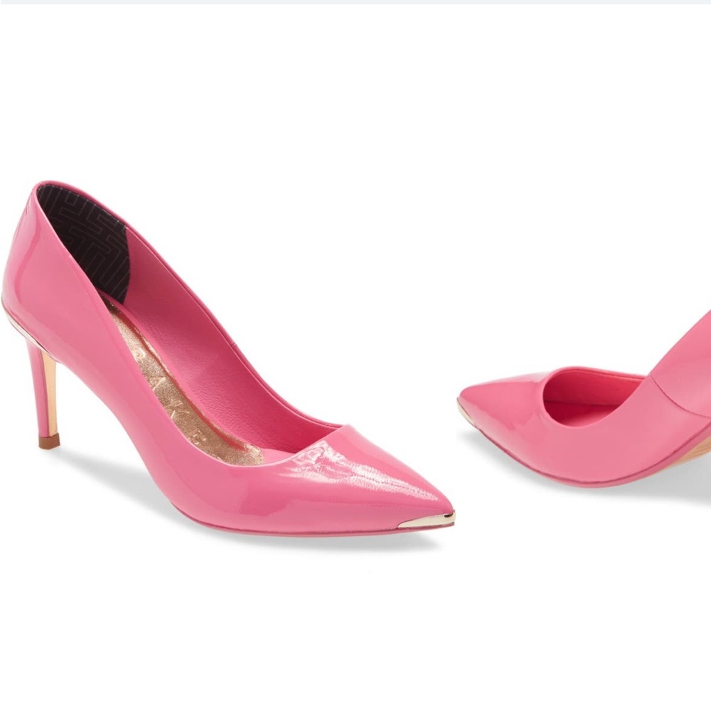 Ted Baker London Glossy Pink Heels